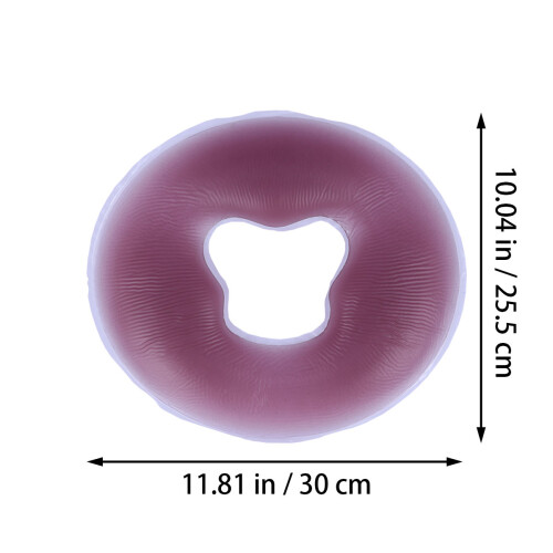 3Pièces Coussin Visage En Silicone Café Pour Relaxation