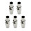 15Pièces Embouts Métal Argent 3Mm Magnétique DIY 11