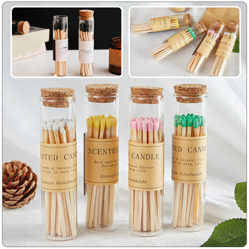 60Pièces Bouteilles En Verre Bouchon Pour Collection Déco 2