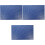 3Pièces Tapis PP Bleu Pour Gravure Découpe Antidérapants 6