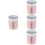 4Pièces Bols Isolants Rose Pour 8