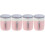 4Pièces Bols Isolants Rose Pour 6
