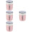 4Pièces Bols Isolants Rose Pour 9