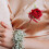2Pièces Accessoire Mariage Boutonnière Rouge Résistante Chic 10