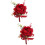 2Pièces Accessoire Mariage Boutonnière Rouge Résistante Chic 9