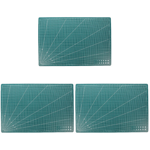 3Pièces Tapis De Travail Vert Double-Face Pour Couture Scrapbooking 1