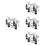 4Sets Assorted Color PVC Mini Trees and Deer Models for Diorama Use 7