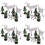 4Sets Assorted Color PVC Mini Trees and Deer Models for Diorama Use 6