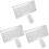 3Sets Wireless Keyboard Mouse Combo Silver Quiet Space-Saving Design 4