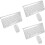 3Sets Wireless Keyboard Mouse Combo Silver Quiet Space-Saving Design 8
