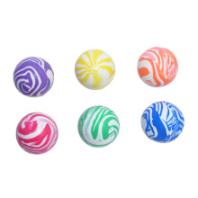 30Pièces Balles Rebondissantes Sûres En Caoutchouc Colorées Pour Jouer