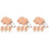 12Pièces - Bébé Bois Khaki, Clips Sécurisés Solides 6