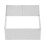4Pcs Square Stainless Steel Mousse Rings Silver Cake Pastry Cutter 1