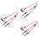 3Pcs Red Pet Dog Pulling Strap Double Head Design Traction Rope 6