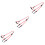3Pcs Red Pet Dog Pulling Strap Double Head Design Traction Rope 5