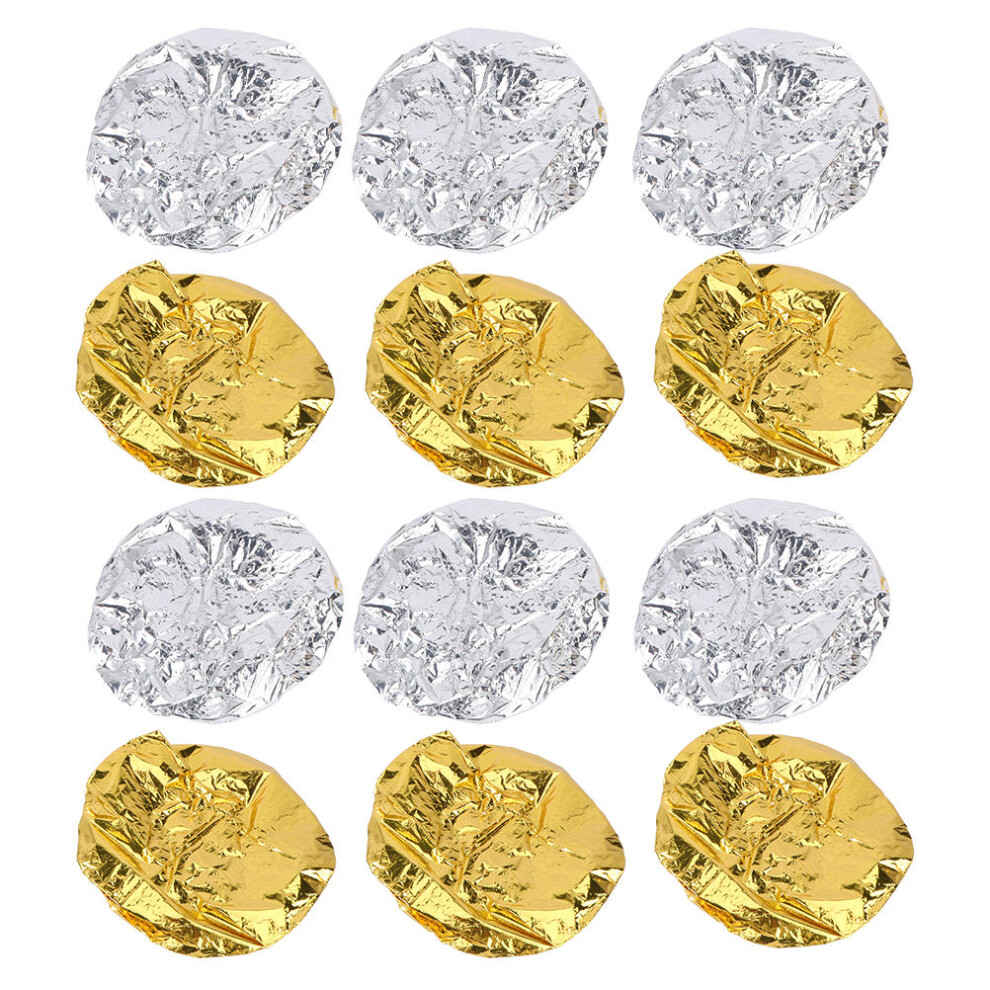 Vaguelly 24Pcs Aluminum Foil Hair Caps Reusable Heat Thermal Deep Conditioning