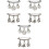 6Pcs Elegant Silver Alloy Shawl Clips for Sweaters and Jackets 3