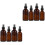 8St Make-Up Sprayfles , Koffiekleur, Navulbaar Met 3