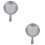2Pcs Aluminum Water Scoop Silver Short Handle Kitchen Utensil 10
