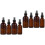 8St Make-Up Sprayfles , Koffiekleur, Navulbaar Met 4