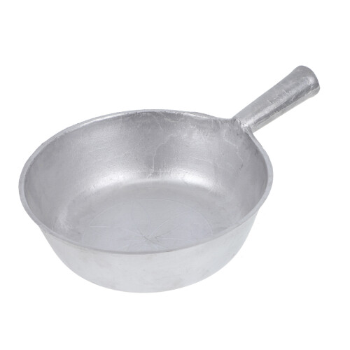 2Pcs Aluminum Water Scoop Silver Short Handle Kitchen Utensil 2