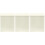 3Pcs Durable White Iron Wall-Mounted Letter Storage Box Secure 6
