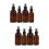 8St Make-Up Sprayfles , Koffiekleur, Navulbaar Met 7