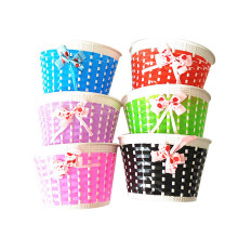 3Pcs Adjustable Strap Kids Bike Basket Hand Woven Plastic Front