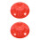 2Pièces Protection Plastique Rouge Usage Cuisine Facile 7