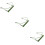 3Pcs Harmonica Holder Neck Stainless Steel Green Durable Hands-Free 9