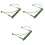3Pcs Harmonica Holder Neck Stainless Steel Green Durable Hands-Free 3