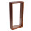 5Pcs Light Brown Wood Shadow Boxes Display Case Acrylic Picture Frames 6