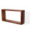 5Pcs Light Brown Wood Shadow Boxes Display Case Acrylic Picture Frames 2