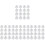 240Pcs Transparent Artificial Fake Ice Cubes Durable Party Props 2