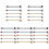 25Pièces Boucles D'oreilles Multicolores Zircon Mode 2