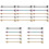 25Pièces Boucles D'oreilles Multicolores Zircon Mode 3