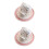 2Sets Multi-Color Coffee Tea Ceramic Cup and Plate Set for Hot Drinks 5