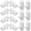 100Pcs White Plastic Chicken Waterer Tees Reusable Poultry Drinkers 3