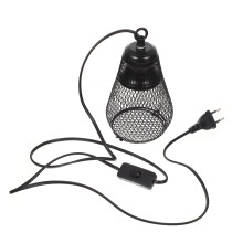 2Pcs Durable Iron Mesh Reptile Heating Lamp Shade Anti-Scald Cover