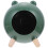 2Pcs Decorative Hamster House Green ABS Wood Durable Hideout 11