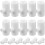 100Pcs White Plastic Chicken Waterer Tees Reusable Poultry Drinkers 2