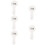 5Pcs Ceramic Spoon Rest White Kitchen Utensil Holder Dishwasher Safe 11