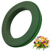 6Pcs Floral Foam Wreath Rings for DIY Crafts and Flower Storage
