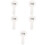 5Pcs Ceramic Spoon Rest White Kitchen Utensil Holder Dishwasher Safe 7