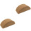 2Pcs Khaki Yoga Training Blocks High Density Balanced Exercise Bricks 3