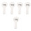 5Pcs Ceramic Spoon Rest White Kitchen Utensil Holder Dishwasher Safe 4