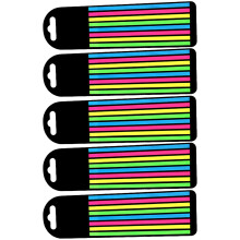 25Sets Fluorescence Bookmarks Sticky Tabs for Guided Reading
