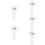 5Pcs Ceramic Spoon Rest White Kitchen Utensil Holder Dishwasher Safe 10