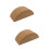 2Pcs Khaki Yoga Training Blocks High Density Balanced Exercise Bricks 7