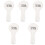 5Pcs Ceramic Spoon Rest White Kitchen Utensil Holder Dishwasher Safe 3